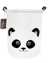 Hkec Baby Laundry Hamper,Kids Laundry Baskets,Waterproof Toy Storage Bin,Dirty Clothes Hamper For Nursery,Panda Gift Baskets,Boy