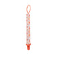 Nuby Pacifinder Baby Pacifier Clip - (2-Pack) - Pacifier Holder Clip with Convenient Hook Loop - Peach Stripes and Hearts