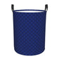 Pevtufa Navy Blue Foldable Laundry Basket Organizer,Fabric Clothes Toy Storage Basket Nursery Hamper Storage Bin For Household B
