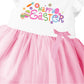 Remimi Easter Tutu Dress Toddler Colorful Easter Eggs Sundress Flutter Ruffled Sleeve Outfits 2-3T