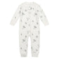 Owlivia Organic Cotton Baby Boy Girl Zip Up Sleep N Play, Footless, Long Sleeve(6-12 Months, Mushroom)