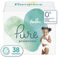 Pampers Pure Disposable Baby Diapers, Hypoallergenic and Fragrance Free Protection, Size 6, 38 Count, Super