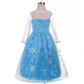 Dressy Daisy Little Girls' Ice Princess Dress Costume Birthday Halloween Christmas Fancy Party Dresses With Cape Draping And Acc