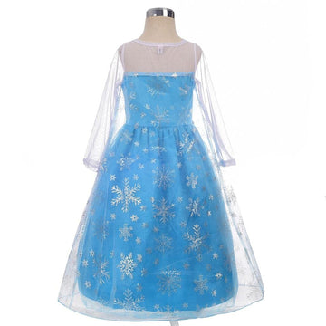 Dressy Daisy Little Girls' Ice Princess Dress Costume Birthday Halloween Christmas Fancy Party Dresses With Cape Draping And Acc