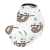 Nursing Cover Breastfeeding Scarf, Cute Doodle Sloth Car Seat Covers For Babies Infant, Stroller Cover, Carseat Canopy For Boys