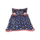 Pinks & Blues Full Sleeping 5 Piece Baby Bedding Set With 2 Puppy Shape Side Pillows (042Months) (Printed Blue)