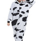 CuteOn Cow Onesie Kids Animal Pajamas for Boys Girls Halloween Christmas Costume Height for 100cm