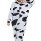 CuteOn Cow Onesie Kids Animal Pajamas for Boys Girls Halloween Christmas Costume Height for 120cm