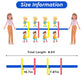 Children'S Safety Walking Rope With 8 Colorful Handles & 2 Guide Handles - Perfect For Daycare Preschool Kindergarten | Extendab