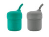Pura my-my Silicone Straw Cup| Spill Proof, Reusable, Food Grade Silicone, Plastic-Free | For Kids, Toddlers, Babies & Infants -