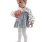 Epeius Baby Tights Little Girls Cable Knit Tights Solid Cotton Stockings Children Seamless Footed Leggings Pantyhose 4-6 Years,W