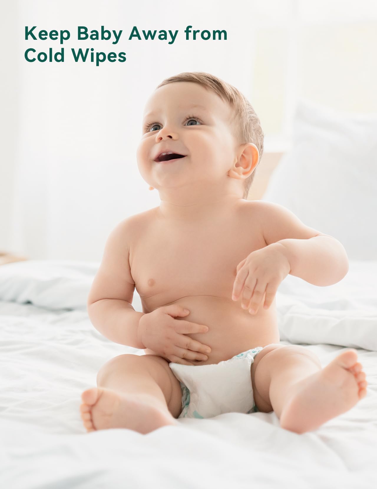 Babelio Baby Wipe Warmer And Wet Wipes Dispenser | Large Capacity Wipes Warmer For Babies With Night Light | Top Even Heating, 4