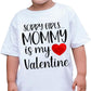 Toddler Boy Valentine'S Day T Shirt Cute Lover Boy Shirt Kids Funny Letter Print Valentine'S Day Shirts Tops (5-6T, White5)