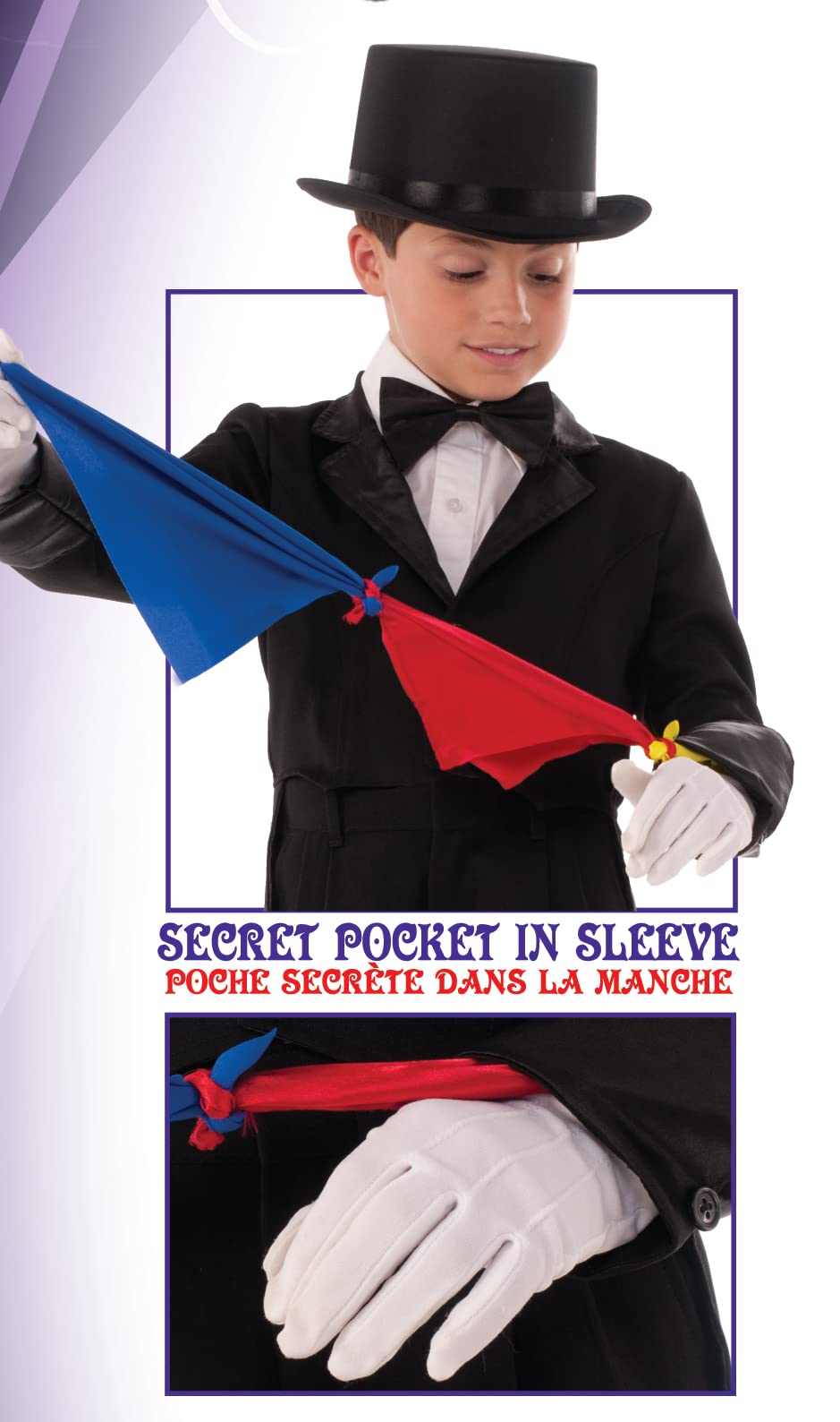 Rubie'S Child'S Magician Costume Tailcoat, Black, Medium