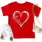 Toddler Valentine'S Day Shirts Boys Girls Cute Love Heart Graphic T-Shirt Casual Short Sleeve Tee Tops