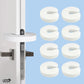 Babypro Baby Proofing Finger UShape Door Guard (Pack Of 8, White) For Kids Safety, NonToxic Eva Foam, Children Safety Door Sla