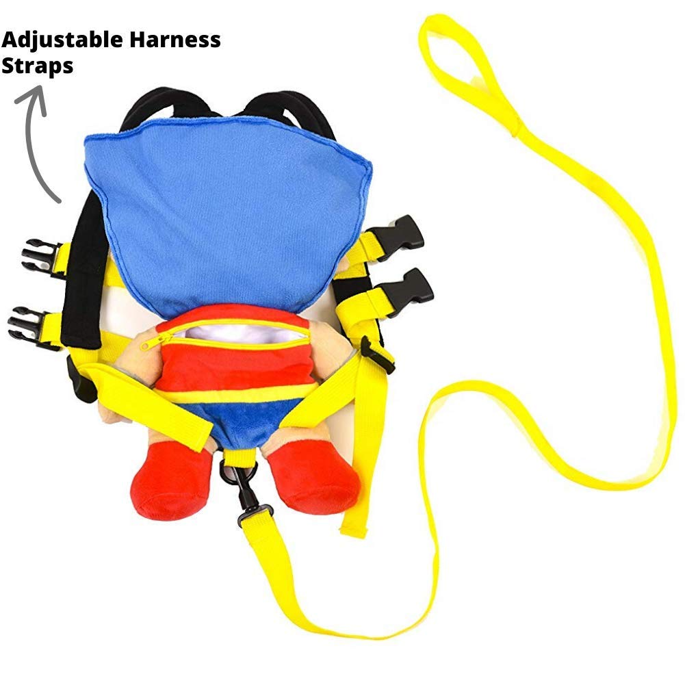 Kidsembrace Wonder Woman 2-In-1 Child Safety Harness And Travel Buddy