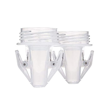 Motif Medical, Pump-To-Bag Adapters, Compatible With All Motif Breast Pumps Clear