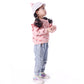 Biniduckling Sweater For Baby Girl Clothes 18 Months Cherry Pink