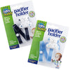 Baby Buddy Pacifier Clip Holder, Newborn Essential With Universal Fit For All Binky And Teether Brands, Ages 4+ Months, Navy + B
