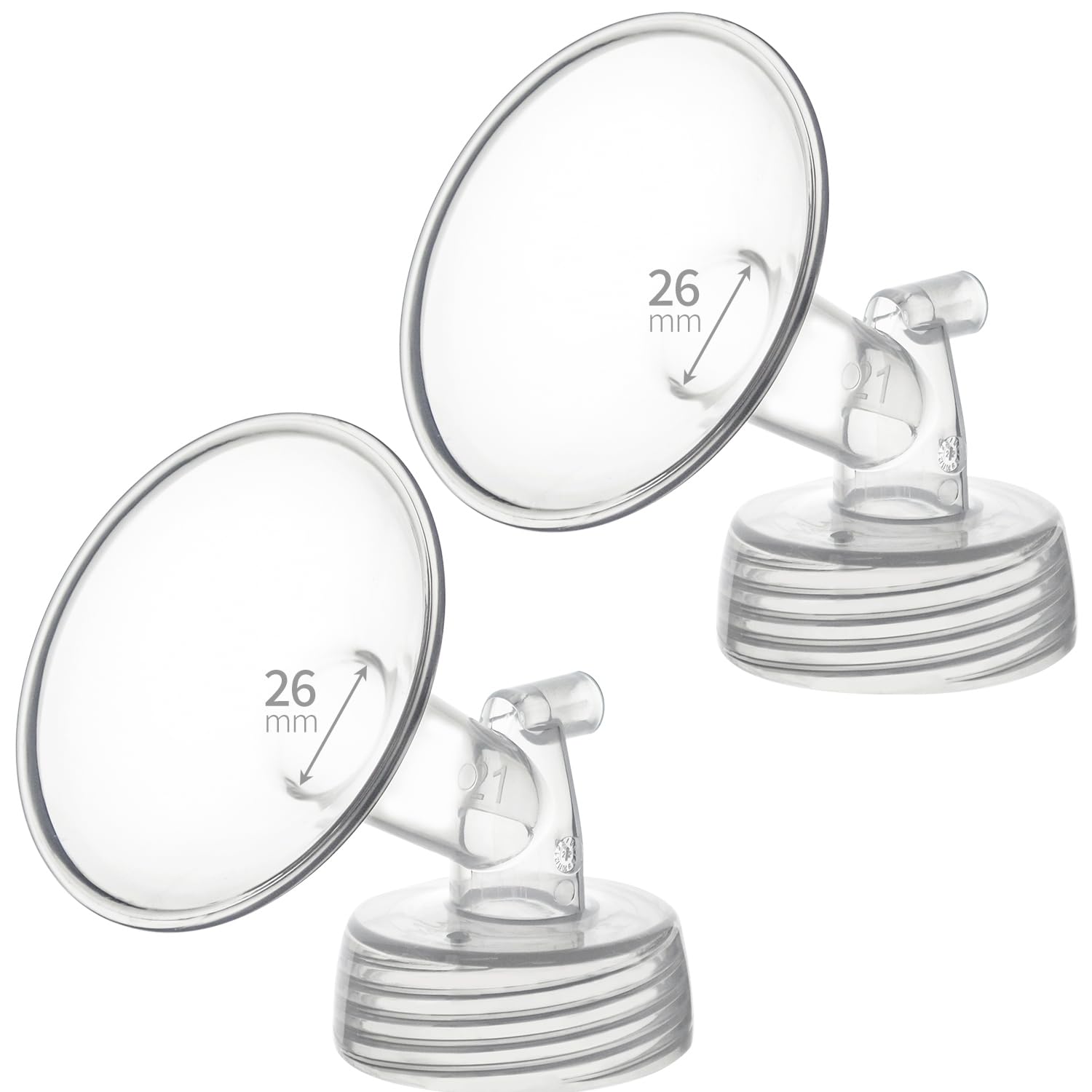 Belmikal 26mm Flanges Compatible with Spectra S2 S1 9 Plus Ameda MYA Motif Luna Breastpumps Replacement to Pump Parts Flange. Co
