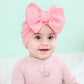 Angla 8 Pack Solid Large Knot Bowknot Hair Bow Beanie Turban Hat Cap India Muslim Islamic Headwrap Winter Hospital Nursery For N