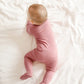 Vaenait Baby Toddler Boys Girls Solid Footie Pajama Cozy Modal Peachpink 2T