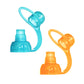 Choomee Softsip Food Pouch Top  Baby Led Weaning  No Spill Flow Control Valve, Protects Childs Mouth, 100% Silicone, Bpa Free  2