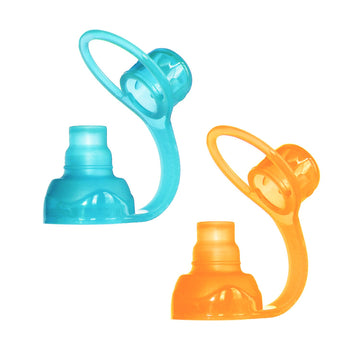 Choomee Softsip Food Pouch Top  Baby Led Weaning  No Spill Flow Control Valve, Protects Childs Mouth, 100% Silicone, Bpa Free  2