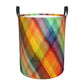 Pevtufa Abstract Watercolors Tartan Foldable Laundry Basket Organizer,Fabric Clothes Toy Storage Basket Nursery Hamper Storage B