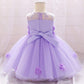 Odasdo Purple Toddler Dress, Lavender Dress For Toddler Girls, First Birthday Party Cake Smash Photoshoot Tulle Baby Easter Dres
