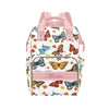 Custom Diaper Bag Backpack for Women, Personalized Name Nursing Mommy Daypack, Diaper Bag for Girls Boys, New Mom Gifts (Colorfu
