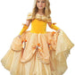 Cqdy Belle Princess Dress Costume Sleeveless Party Christmas Halloween, Yellow, 4-5T