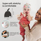Copper Pearl Baby Beanie Hat Top Knot Stretchy Sof Midnight