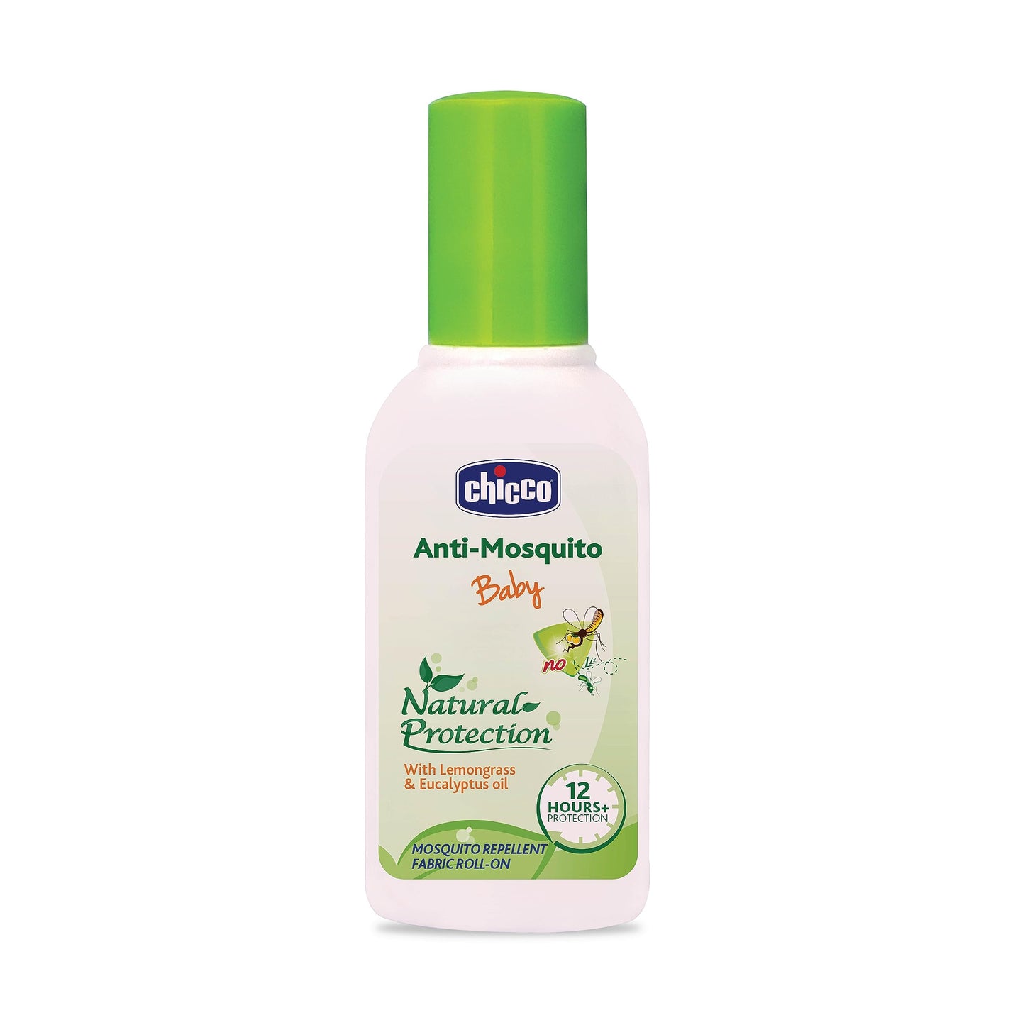 Chicco AntiMosquito Baby Fabric RollOn With The Natural Protection Of 12+ Hours, 1 Pack (8Ml)