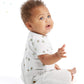 Simple Joys by Carters unisex-baby 6-Piece Bodysuits (Short and Long Sleeve) and Pants Set, Grey Heather/White Animal Print/Avo