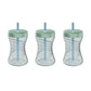 NUK First Choice Fun Grips Straw Cup 2.0, 10 oz. Sippy Cup with Handles, Leak Proof Straw Cup, 3-Pack