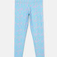 mackly Girls Mid Rise Printed Donut Sprinkle Tights | Stylish, Stretchable Activewear for Sports, Fitness & Casual Wear