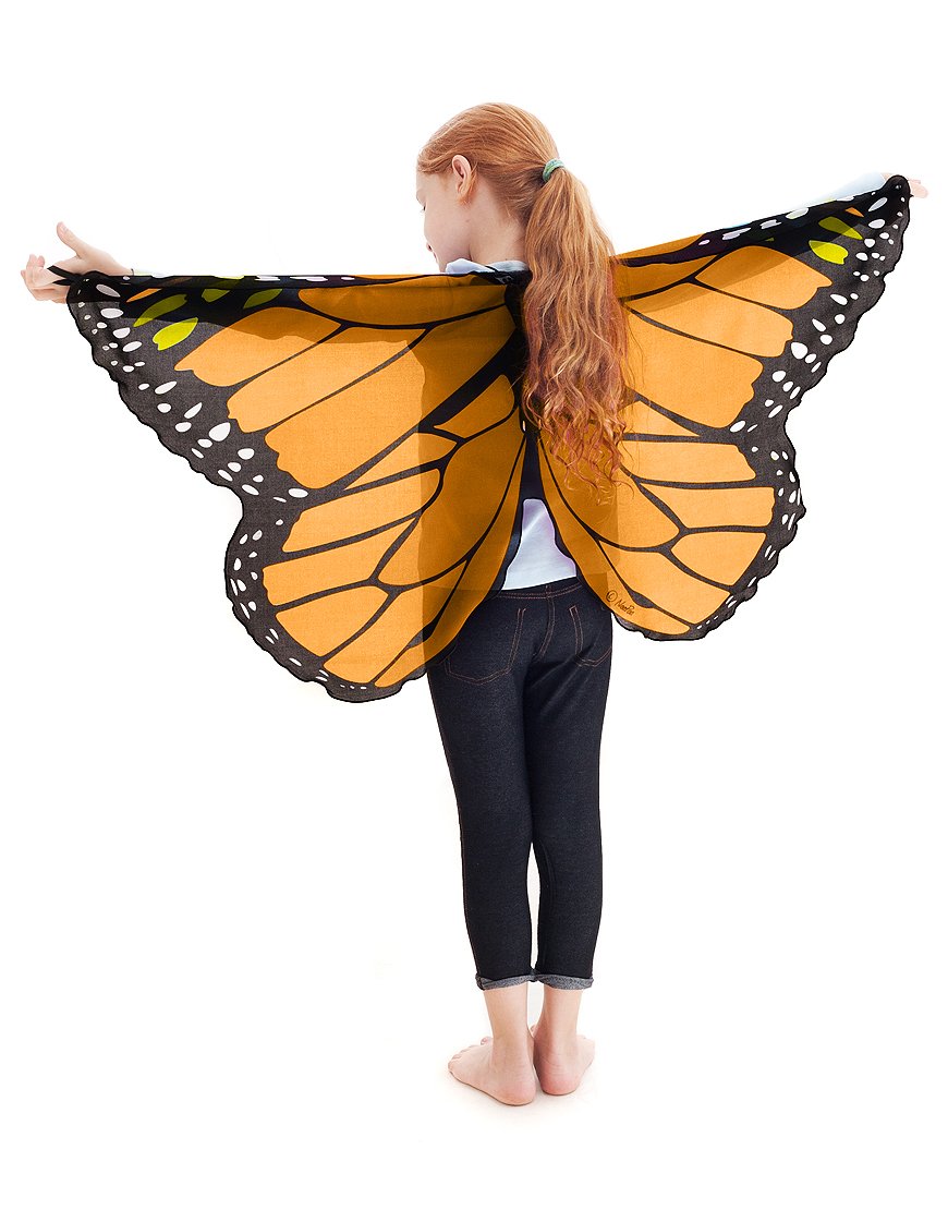 Dreamy Dress-Ups Orange Monarch Butterfly Wings