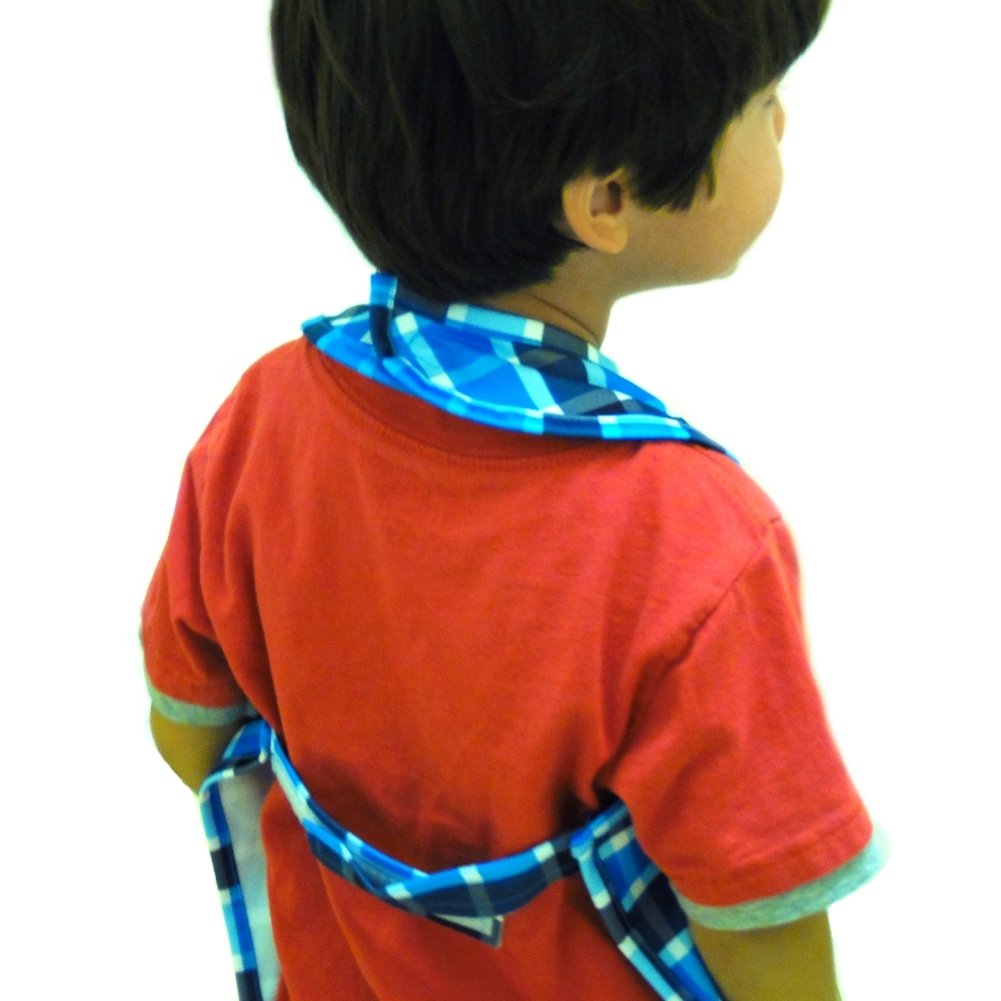 Bib-On, Full-Coverage Bib And Apron Combination For Infant, Baby, Toddler Ages 0-4. (Whales)
