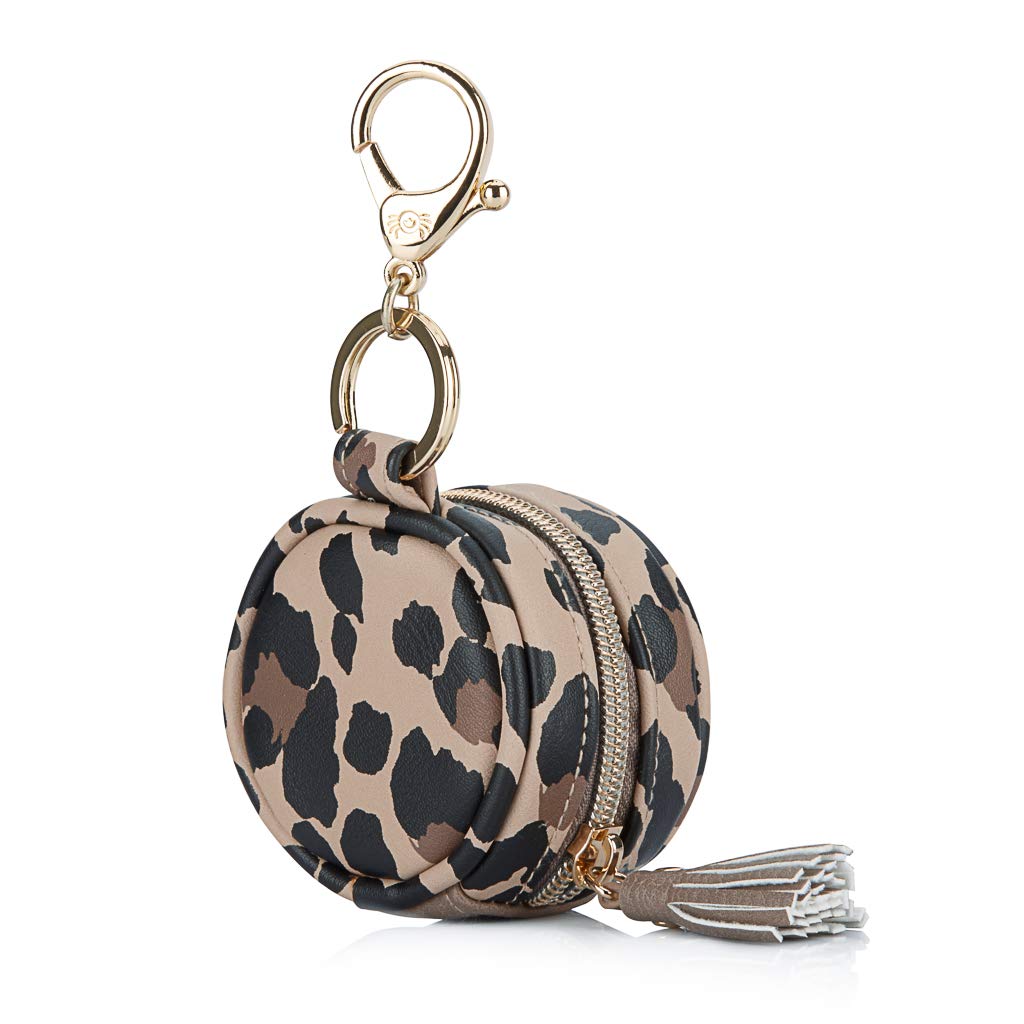 Itzy Ritzy Pacifier Holder Case With Clip - Pacifier Case Includes Clasp To Easily Attach To A Diaper Bag Or Purse, Measures 2.5