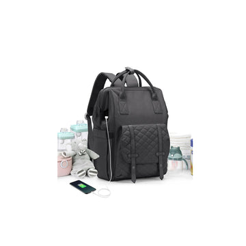 Camillemma Diaper Bags Backpack Baby Bag For Mom Dad Baby Girls Boy, Cute Mult Diaper Nappy Bag Travel Back Pack, Water Repellen