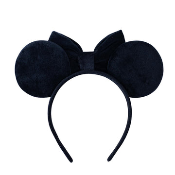 Karett Mouse Ears Bow Headbands, Sparkle Ears Headband Girl Women Glitter Hair Band For Party Princess Decoration Cosplay Costum