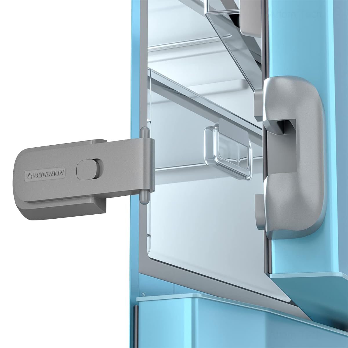 Snowie Soft Fridge Locks Child Proof Baby Proofing Products For Easy Cabinet Door Lock And Reliable Freezer Security With Self A