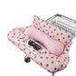 Dodo Nici Shopping Cart Cover For Baby/Toddler With Pillow, Cozy High Chair Cover, Pink