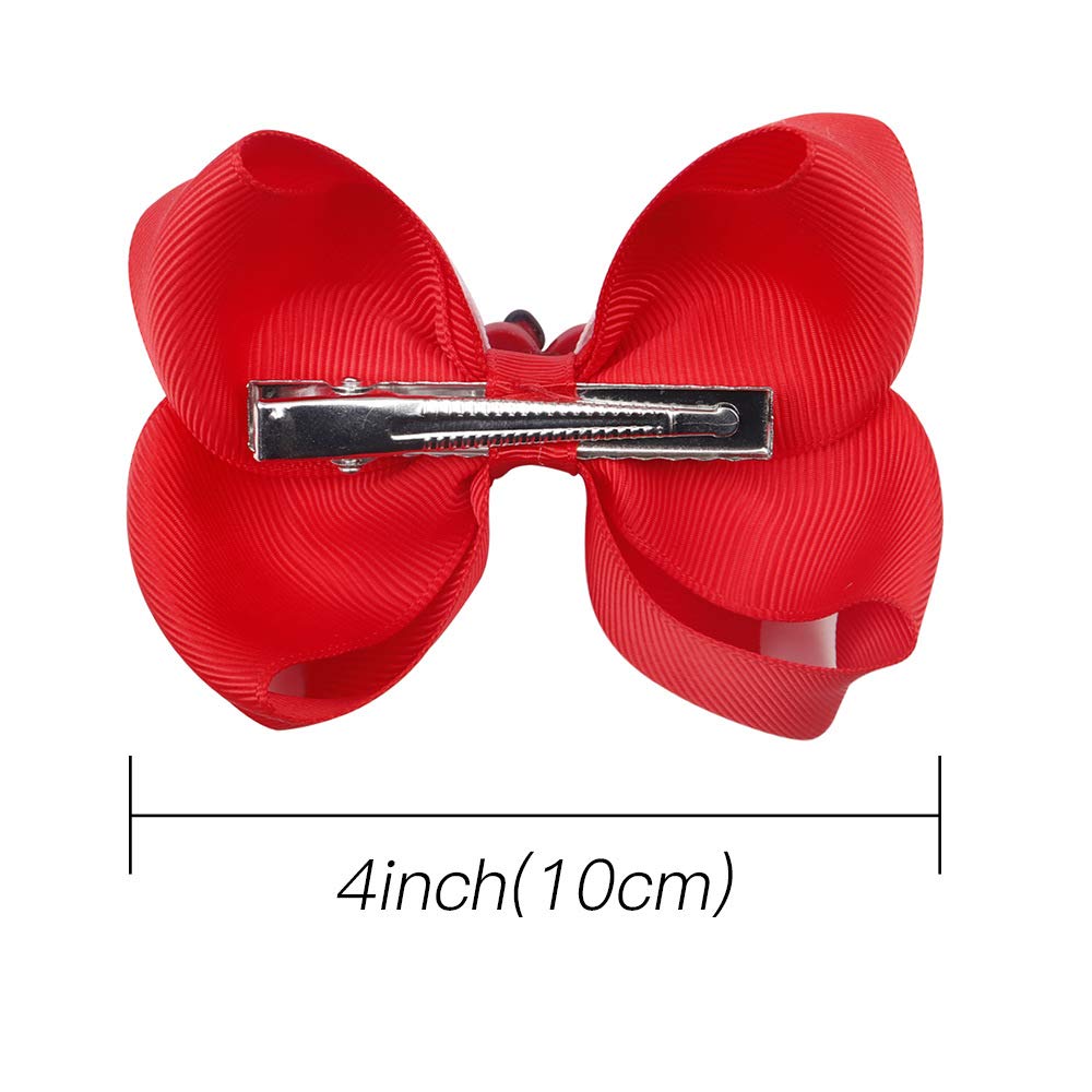 Valentine'S Hair Hoop Headband Bow Baby Girls Hair Clips Pin Bow Accessories Jhv13 (Hair Clips-A)