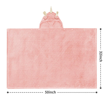 Fubanray Hooded Baby Towels Girl Baby Bath Towels Toddler Towels For Girl 0-5 Years, 2-Pack Ultra Soft & Absorbent Baby Girl Bat