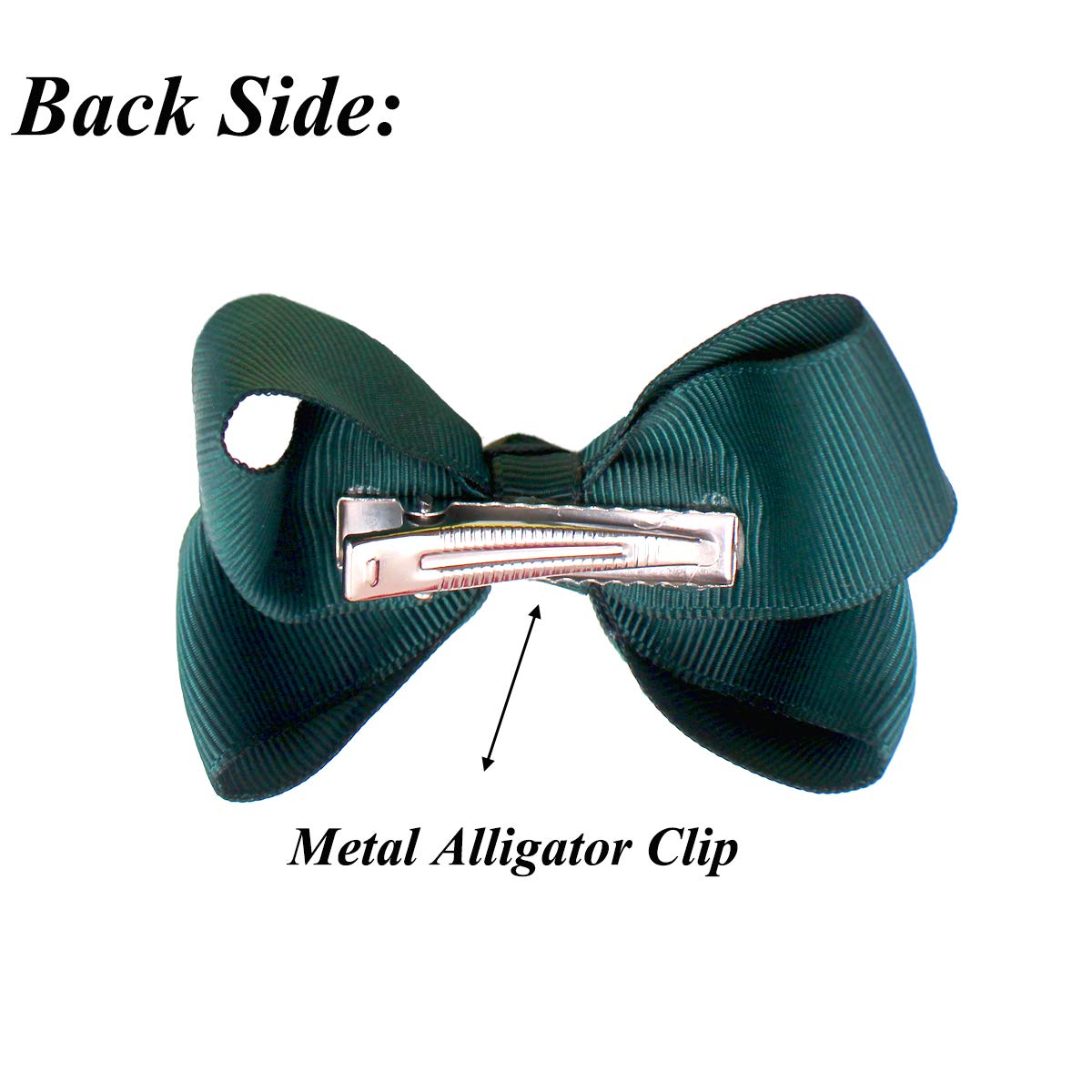 C  Llot 40 Pieces 3 Inch Hair Bows For Girls Clips Grosgrain Ribbon Boutique Hair Bow Alligator Clips For Girls Teens Toddlers K