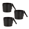 Diono XL Car Seat Cup Holders for Radian and Everett Car Seats, Pack of 3 Cup Holders, Black