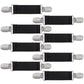 Zkptops 4 Pairs Winter Mitten Clips Elastic Stainless Steel Gloves Clips For Toddler Kids Baby Adults Mitten Clips Clothing Dres